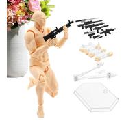 Unscathable Action Figures - Action Figures with Movable Joints, Small Figure Model for Art and Photography | Realistic Action Figure Kit with Joint, Stop Motion