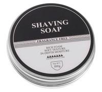 Unscented Men'S Shaving Soap - Portable Aluminum Jar, Rich Foam for Smooth Facial Care, 100g
