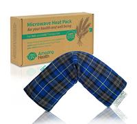 Unscented Microwave wheat bag-UK Made - NON Scented Royal Blue Tartan Cotton Made in Britain