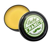 Unscented Mustache Wax: Classic Strong Hold Moustache and Beard Wax - All Natural and Scent Free Balm Formula with Beeswax and Coconut Oil - USA Made Styling Wax for Men - 2 Ounces