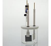 Unsealed Three Electrode Electrochemical Electrolysis Device - High Borosilicate Glass Reaction Tank Container(200ml)