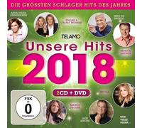UNSERE HITS 2018 ZIMMERMANN,ANNA-MARIA/ LINDNER, PATRICK, NICOLE 2 CD+DVD NEW
