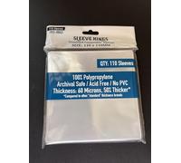 "Unsettled Compatible" Sleeves (110 X 110 MM) -110 Pack, 60 Microns