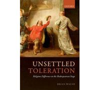 Unsettled Toleration by Brian Walsh - 9780198754435