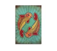 UNSGA Paper Cut Style Constellations Poster Pisces Poster Decorative Painting Canvas Wall Posters And Art Picture Print Modern Family Bedroom Decor Posters 12x18inch(30x45cm)