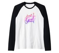 Unshakable Faith Over Chance Christian Message Raglan Baseball Tee