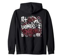 Unshaken Kingdom Jesus Is King Lion Cross Zip Hoodie