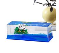 Unsinkable Boat,Clear Acrylic Ship in Water, Unique Pandas Water Drift Decor | Fluid Boat Table Decoration, Unsinkable Ship Toy for Table Desk Shelf Windowsill