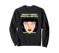 Unslave Yourself Digital Detox Delete Your Profile (Graphic) Sweatshirt