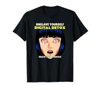 Unslave Yourself Digital Detox Delete Your Profile (Graphic) T-Shirt