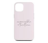 UNSOCIABLE AND TACITURN Jane Austen Pride & Prejudice Meme Case for iPhone 13