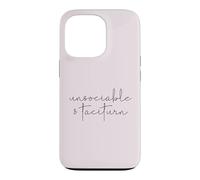 UNSOCIABLE AND TACITURN Jane Austen Pride & Prejudice Meme Case for iPhone 13 Pro