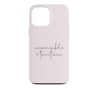 UNSOCIABLE AND TACITURN Jane Austen Pride & Prejudice Meme Case for iPhone 13 Pro Max