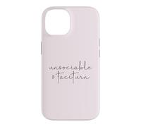 UNSOCIABLE AND TACITURN Jane Austen Pride & Prejudice Meme Case for iPhone 14