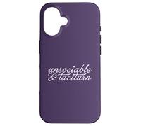 UNSOCIABLE AND TACITURN Jane Austen Pride & Prejudice Meme Case for iPhone 16