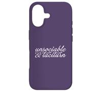 UNSOCIABLE AND TACITURN Jane Austen Pride & Prejudice Meme Case for iPhone 17