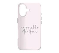 UNSOCIABLE AND TACITURN Jane Austen Pride & Prejudice Meme Case for iPhone 17