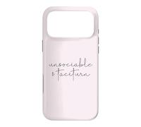 UNSOCIABLE AND TACITURN Jane Austen Pride & Prejudice Meme Case for iPhone 17 Pro Max