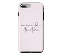 UNSOCIABLE AND TACITURN Jane Austen Pride & Prejudice Meme Case for iPhone 7 Plus/8 Plus