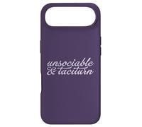 UNSOCIABLE AND TACITURN Jane Austen Pride & Prejudice Meme Case for iPhone Air