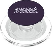 UNSOCIABLE AND TACITURN Jane Austen Pride & Prejudice Meme PopSockets PopGrip for MagSafe