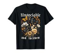 UNSOCIABLE AND TACITURN Jane Austen Pride & Prejudice Meme T-Shirt