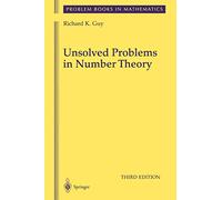 Unsolved Problems in Number Theory: 4 (Problem Books in Mathematics, 1)