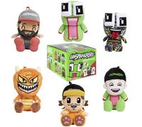 Unspeakable Series 2 Mini Plush Mystery Pack - Nathan, Gabe, James, Tank Monster & Frog Characters - with bag loop