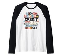 Unspoken Words Sarcastic Cat Humor Quote Raglan Baseball Tee