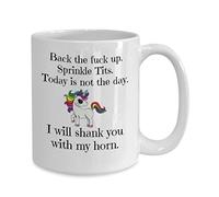 Unstable Unicorns Mug Funny Mug Unicorn Mug Sprinkle Tits Today is not The Day Gift for Wife Gift for Girlfriend Gift for You