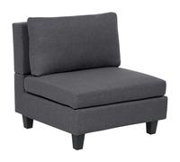 UNSTAD 1-Seat Section Dark Grey Fabric