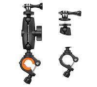 UNSTINCER Action Camera Handlebar Mount for 8-35mm Pole, 360° Rotation