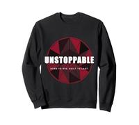 Unstoppable Born To Win Motivational Gym Hustle Sweatshirt