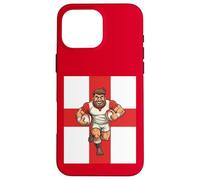 Unstoppable Charge Cartoon Rugby Power Run Case for iPhone 16 Pro Max
