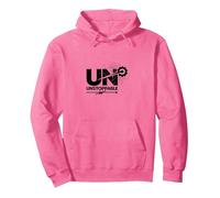 Unstoppable: Motivational Gear Design for Achievers Pullover Hoodie, Adult Unisex, Bright Pink, Large