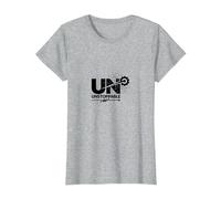 Unstoppable: Motivational Gear Design for Achievers T-Shirt, Women, Heather Grey, XS