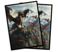 Unstoppable Relentless Dragon Game Card Sleeves 102 Pack - Compatible with MTG and Other TCGs Ur-Dragon Commander Decks - Premium Standard Card Sleeves for Magic The Gathering