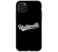 Unstoppable Retro Script Motivational Typography Design Case for iPhone 11 Pro Max