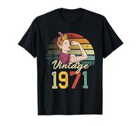 Unstoppable Strong Beautiful Vintage 54th Birthday Women T-Shirt