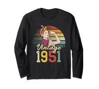 Unstoppable Strong Beautiful Vintage 74th Birthday Women Long Sleeve T-Shirt