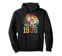 Unstoppable Strong Beautiful Vintage 90th Birthday Women Pullover Hoodie