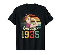 Unstoppable Strong Beautiful Vintage 90th Birthday Women T-Shirt