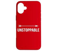 Unstoppable With Arrow Rushes Towards The Target Case for iPhone 16 Plus