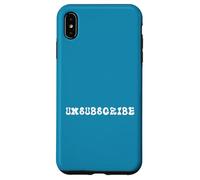 Unsubscribe Anti-Marketing Anti Digital Age Overwhelm Trend Case for iPhone XS Max