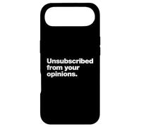 Unsubscribed From Your Opinions | Bold Sarcastic Quote Case for iPhone Air