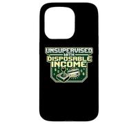 Unsupervised Disposable Income Wealthy Teenager Spending Case for iPhone 15 Pro