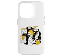 Unsupervised learning vector illustration. Machine Learning Case for iPhone 14 Pro