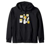 Unsupervised learning vector illustration. Machine Learning Zip Hoodie