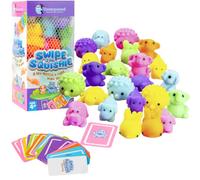 Unsurpassed Swipe the Squishie - 36 Squishies Sensory Speed Game for Kids 4-8 | Fast-Paced Family Matching Card Game | Screen-Free, Travel & Birthday Gift