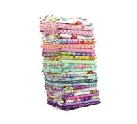 Untamed Fat Eighth Bundle (24 Pieces) by Tula Pink for Free Spirit 9 x 21 inches (22.86 cm x 53.34 cm) Fabric cuts DIY Quilt Fabric